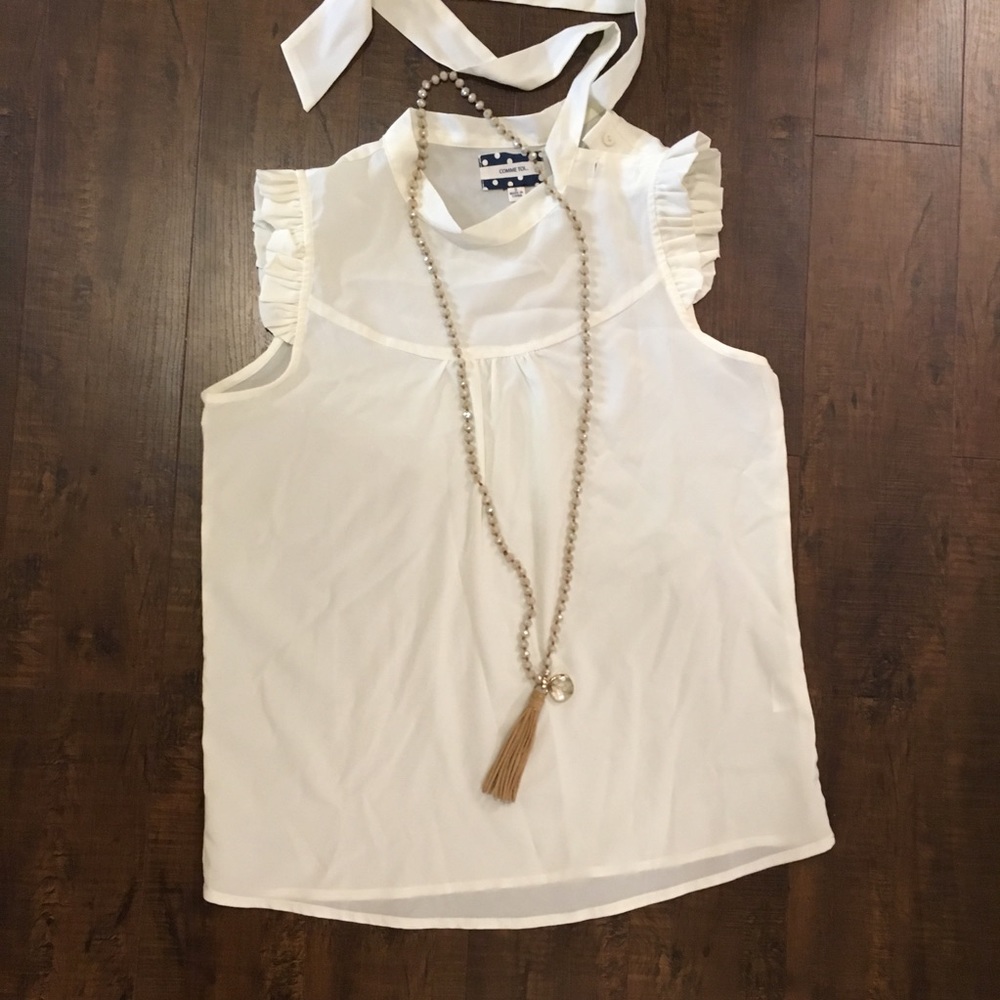 Cream Blouse